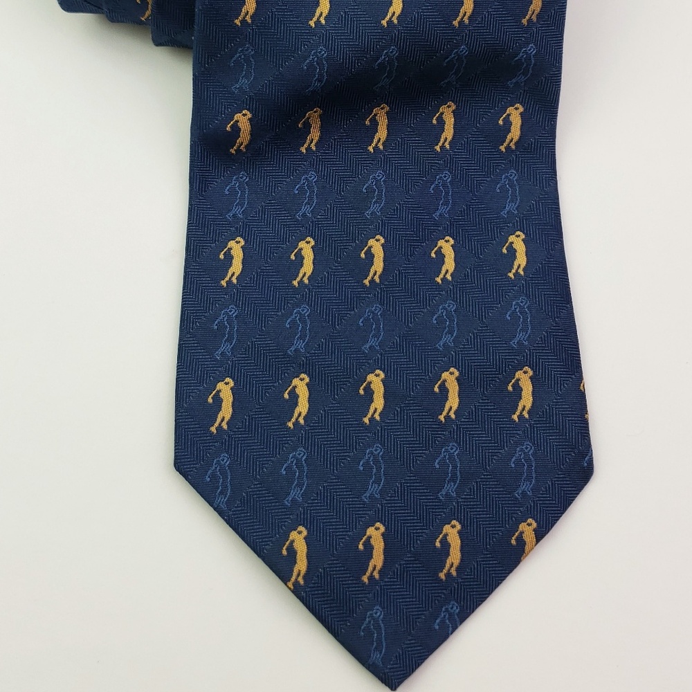 Tommy Bahama Men's Neck Tie Golfer 100% Silk USA